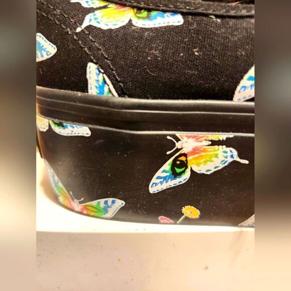 NIB Vans "Morph Blackout" Glow In The Dark 2" Sole Skate Sneakers Sz.7.5 Ltd. Ed - Picture 3 of 9